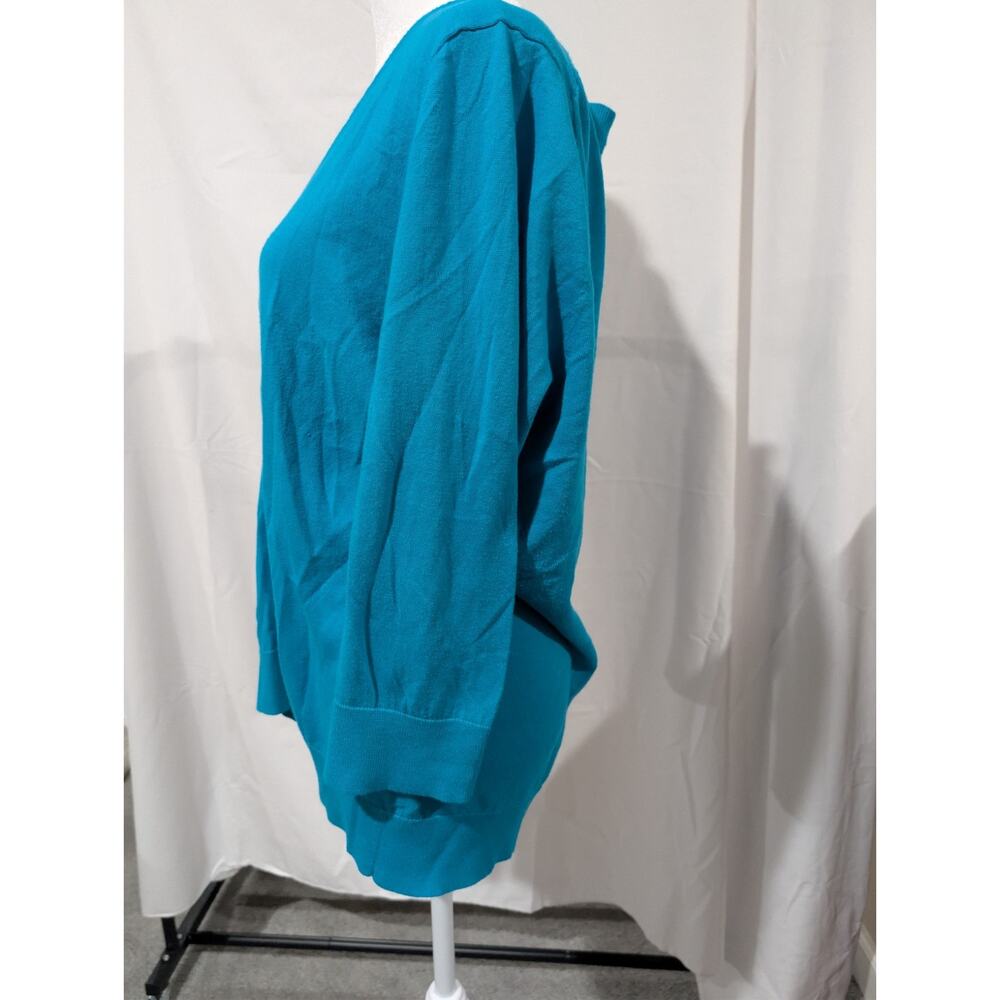 Gap Women's Size XL Blue Cardigan Button Sweater Shirt Top Easy Care Washable - Picture 3 of 11